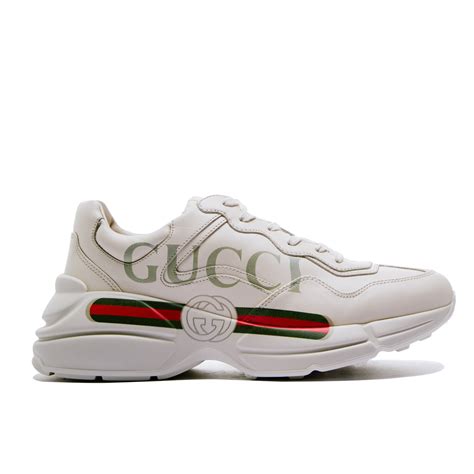 gucci white sport shoes|gucci white shoes men.